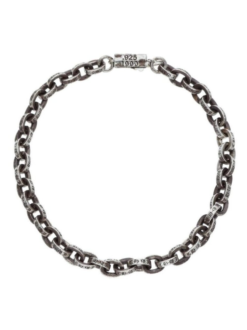 Chrome Hearts Paper Chain Silver Bracelet